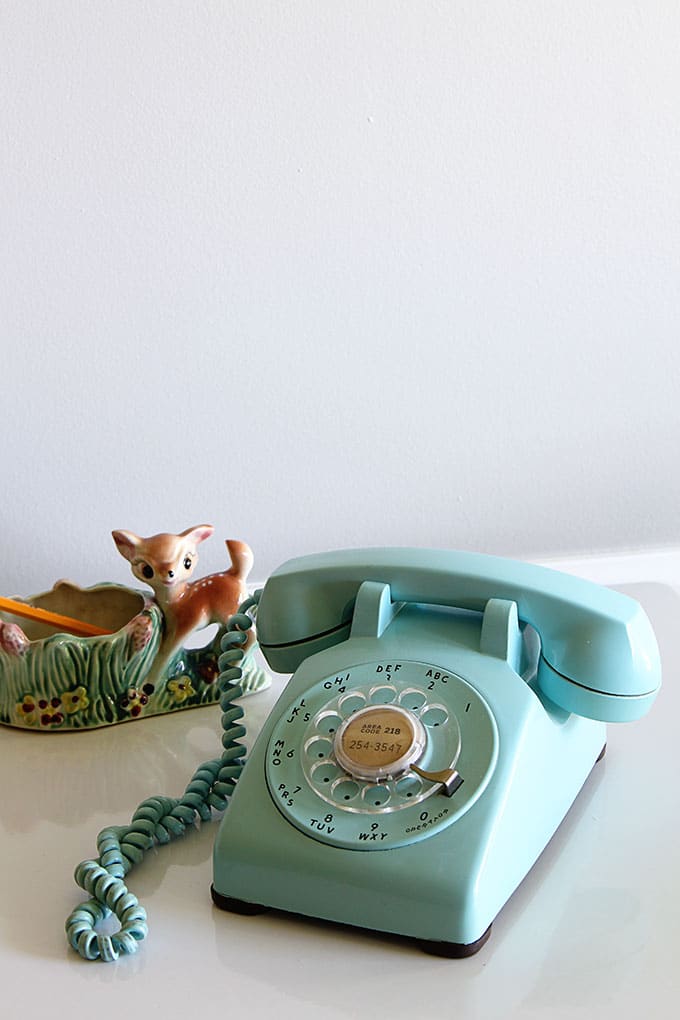 Retro rotary dial phone