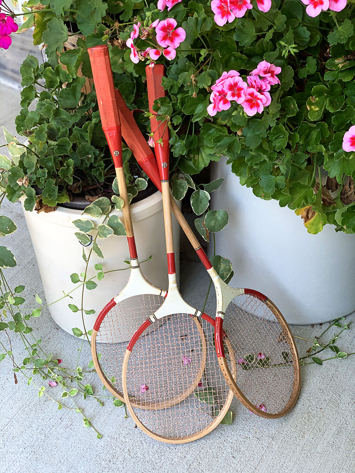 vintage badminton rackets