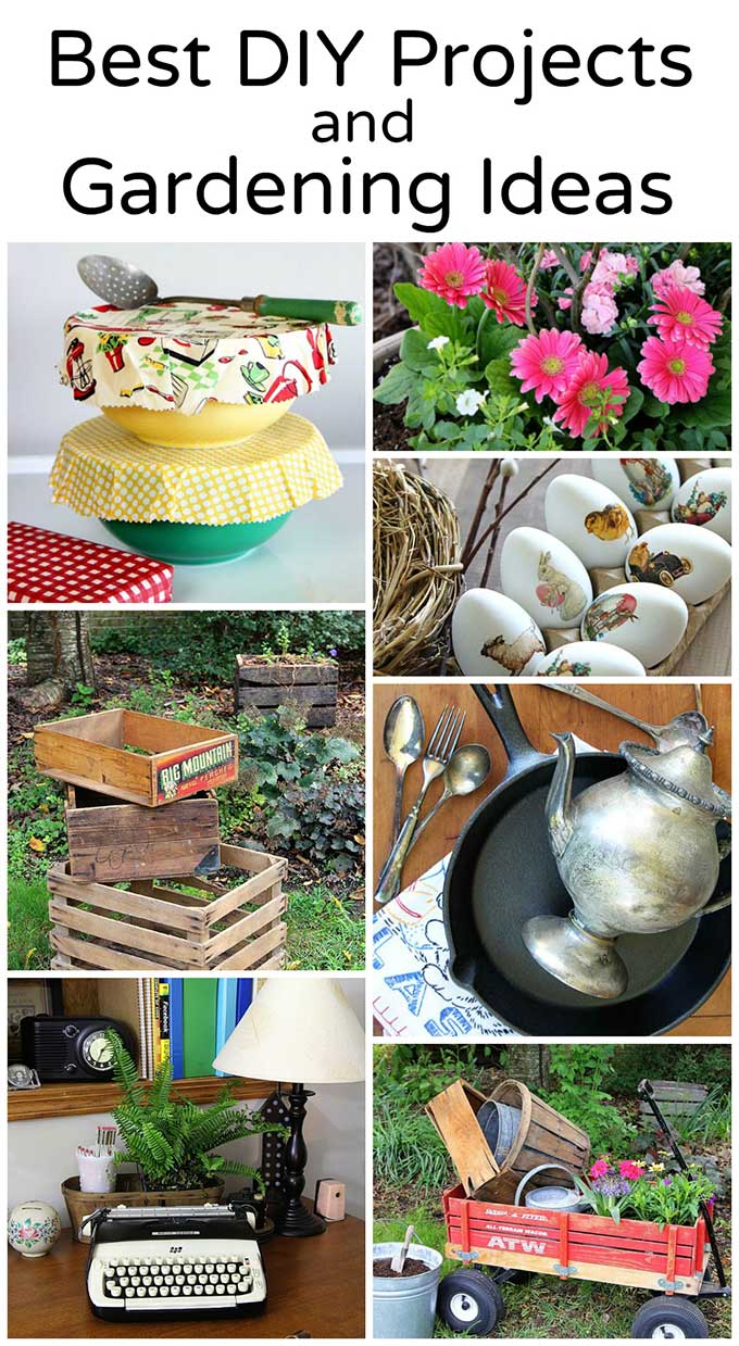 My best DIY Projects and Gardening Ideas from the House Of Hawthornes blog including reusable food wrap, letter board ideas, KonMari organizing tips for thrift store shoppers, gardening tips and seasonal porch planter ideas. #diyproject #gardening #porchdecor #porch #bestof2017 