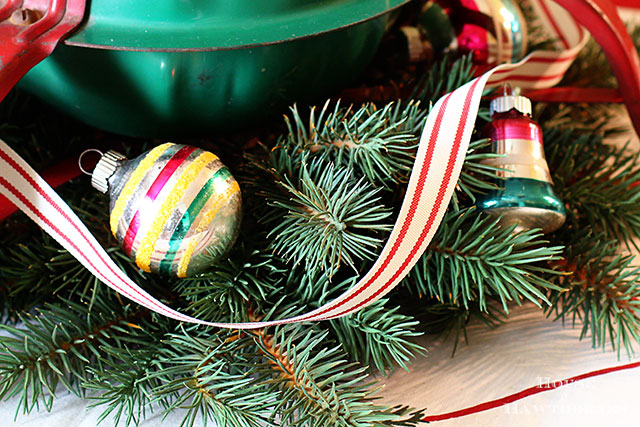 Super cute holiday candle holder repurposed from a Christmas tree stand. What a great DIY upcycle project for the holidays!