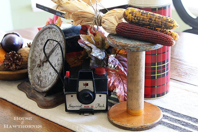 Vintage wooden spool from the Country Living Fair in Columbus Ohio 2014 via houseofhawthornes.com