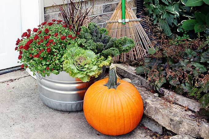 Fall porch pot 