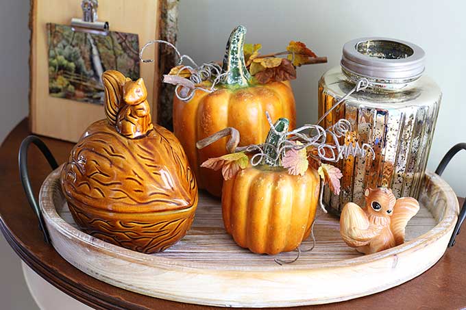 Vintage fall decor