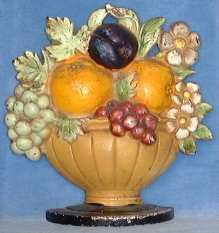 Hubley fruit basket doorstop