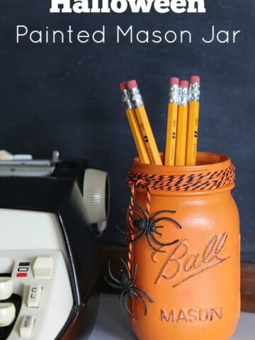 Halloween Mason Jar project