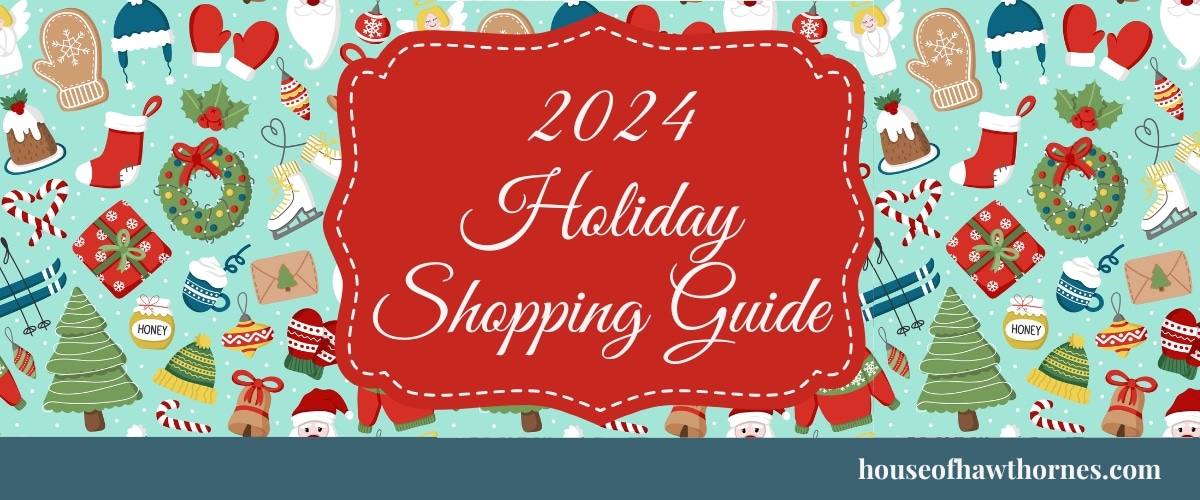 Holiday Shoppin Guide for House Of Hawthornes including vintage Christmas decor, gardening supplies, home decor and gift ideas.