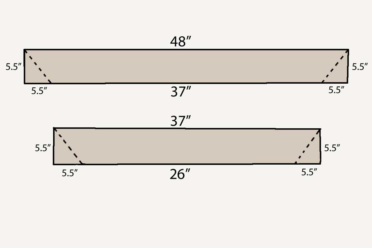 How to cut fence pickets to make angel wings for garden shutter angel.