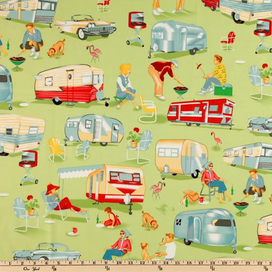 Michael Miller Travel Trailer fabric