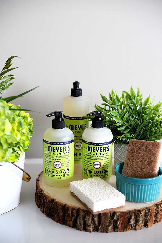 Mrs Meyer's cleaning products set FREE with additional purchase from Grove Collaborative. I am loving the lemon verbena scent!!!