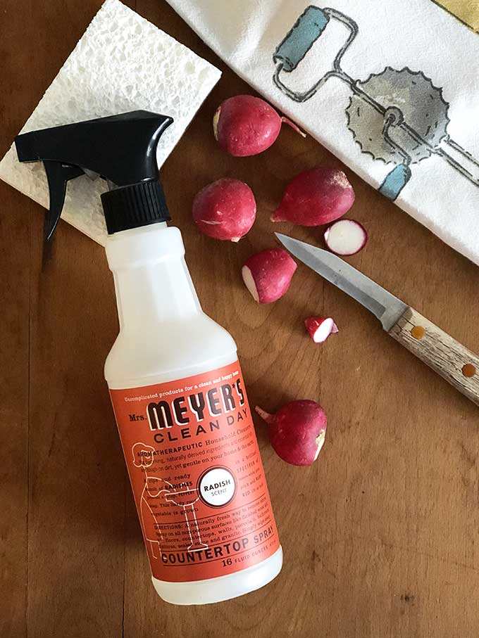 Mrs Meyer's cleaner - radish scent