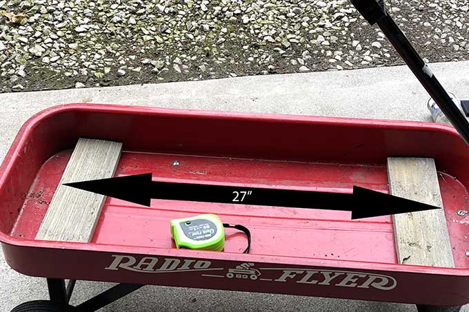 Radio Flyer wagon repurposed