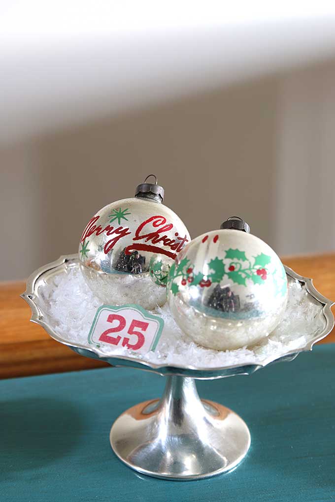 retro glass ornaments