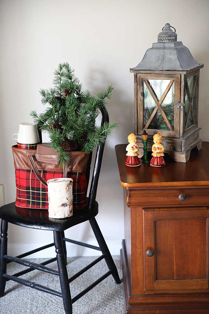 Vintage rustic Christmas decor