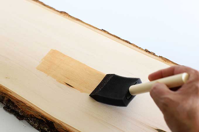 Staining basswood planks for crafts