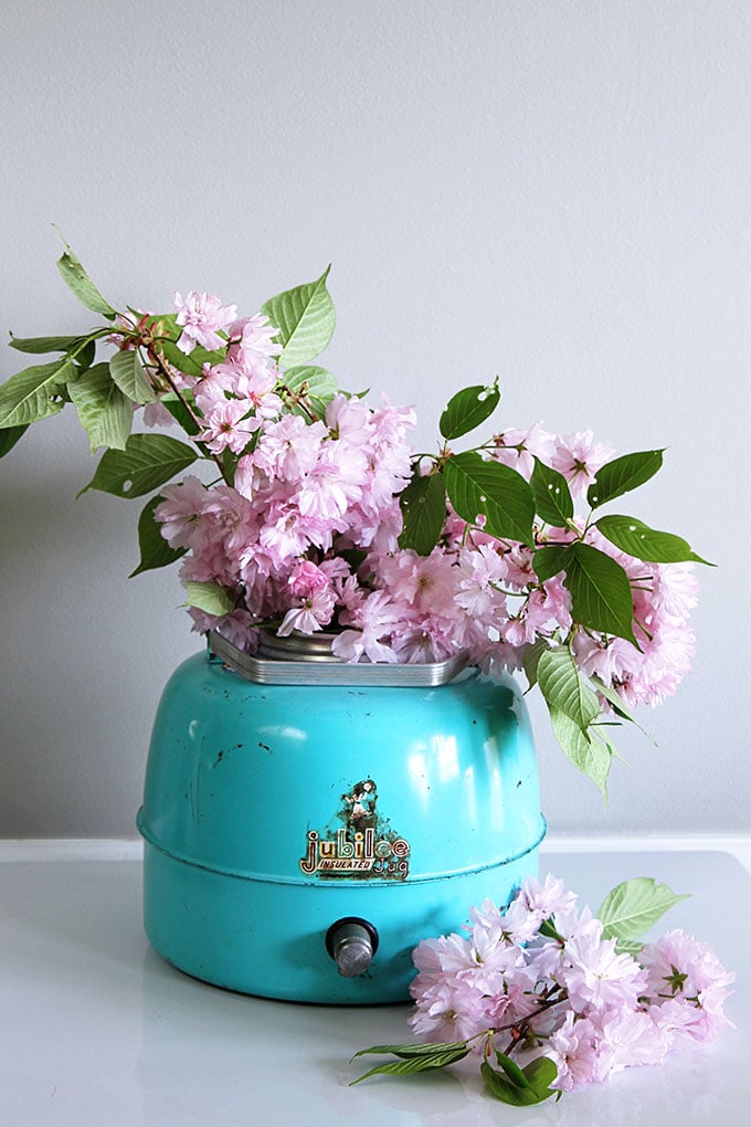 Turquoise vintage Jubilee insulated jug